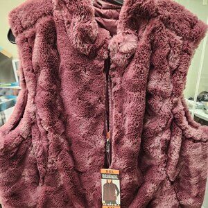 Faux Fur Exterior Reversible Vest